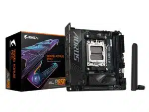 Gigabyte B850I AORUS PRO, Mini-ITX, AMD AM5, B850, 2x DDR5 8400(O.C) 2.5 GbE, Wi-Fi 7, BT 5.4, USB-C
