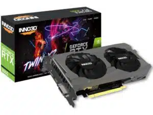 INNO3D N30502-06D6-1880VA60 Geforce RTX 3050, ATX, 6 GB, GDDR6, 96-bit, 168 GB/s, Dual-Fan