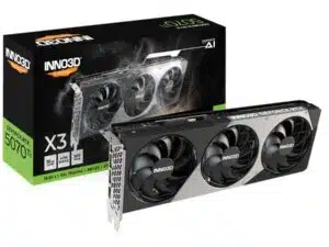INNO3D N507T3-16D7-176068N GeForce RTX™ 5070 Ti X3, ATX, 16GB, GDDR7, 256-bit, 896 GB/s