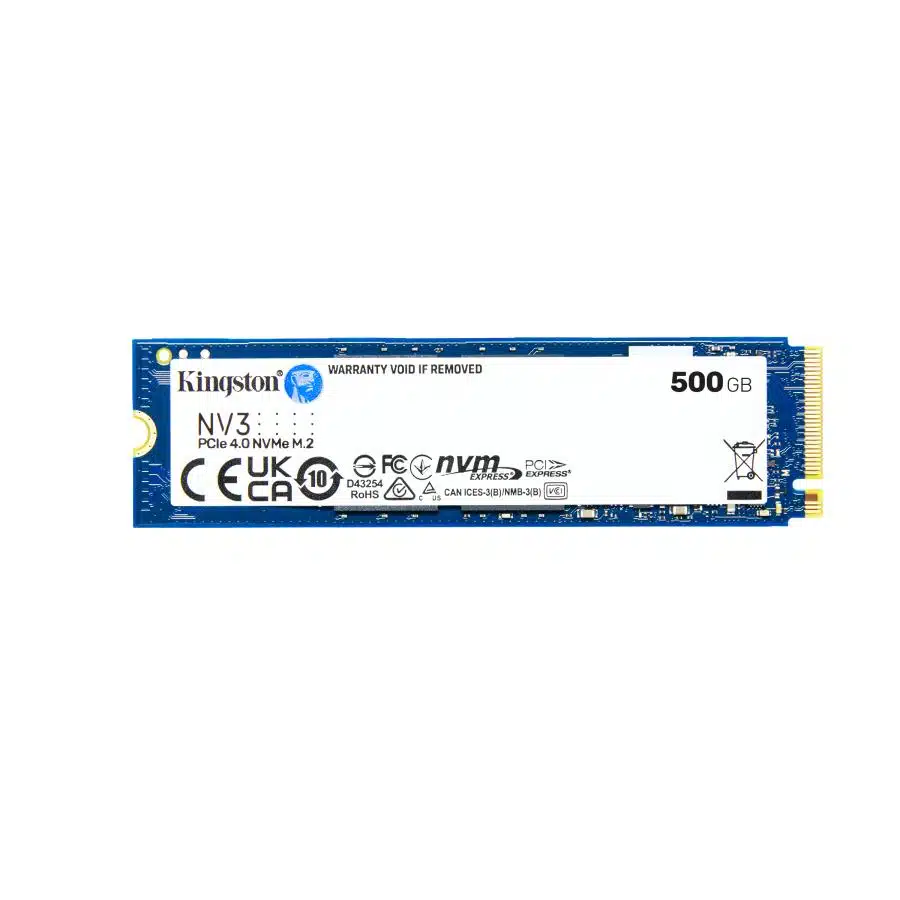 Kingston SNV3S/500G 500G NV3 NVMe SSD, 500 GB, M.2 2280 NVMe, 5000 MB/s 3 Kingston SNV3S/500G 500G NV3 NVMe SSD, 500 GB, M.2 2280 NVMe, 5000 MB/s - Afbeelding 3