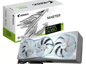 Gigabyte GV-N5080AORUSM ICE-16GD AORUS GeForce RTX 5080 MASTER ICE 16G, 16GB, GDDR7, 256bit