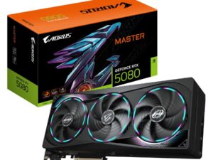 Gigabyte GV-N5080AORUS M-16GD AORUS GeForce RTX 5080 MASTER 16G, 16GB, GDDR7, 256bit