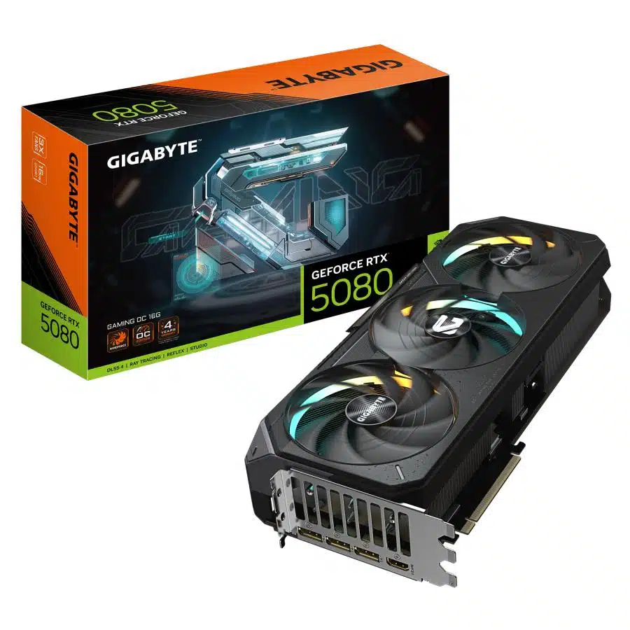 Gigabyte GV-N5080GAMING OC-16GD GeForce RTX 5080 GAMING OC 16G, 16GB, GDDR7, 256bit, PCIe5.0 1 Gigabyte GV-N5080GAMING OC-16GD GeForce RTX 5080 GAMING OC 16G, 16GB, GDDR7, 256bit, PCIe5.0