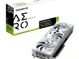 Gigabyte GV-N5080AERO OC-16GD GeForce RTX 5080 AERO OC SFF 16G , 16GB, GDDR7, 256bit, PCIe 5.0