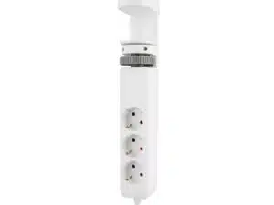 Neomounts DS22-840WH6 desk socket with clamp, 1.4 m, Indoor, Type F, Plastic, White, Power Delivery