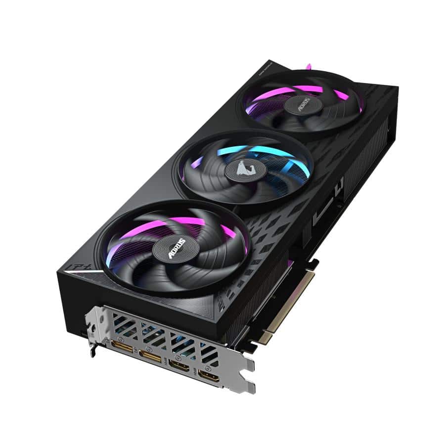 Gigabyte GV-R9070XTAORUS E-16GD AORUS Radeon RX 9070 XT ELITE 16G, 16GB GDDR6, 256bit, PCIe 5.0 4 Gigabyte GV-R9070XTAORUS E-16GD AORUS Radeon RX 9070 XT ELITE 16G, 16GB GDDR6, 256bit, PCIe 5.0 - Afbeelding 4