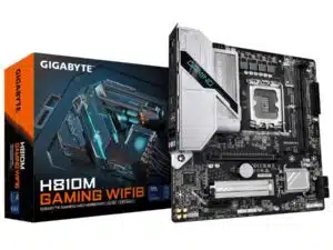 Gigabyte H810M GAMING WIFI6, Intel LGA1851, Core Ultra 2, DDR5, 1x PCIe 4.0 M.2, 2.5 GbE LAN, WIFI 6