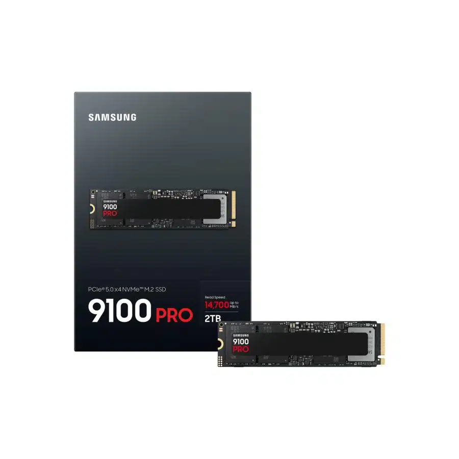 Samsung MZ-VAP2T0BW 9100 PRO PCIe® 5.0 NVMe™ M.2 SSD - 2 TB, 2 TB, M.2, 14700 MB/s 3 Samsung MZ-VAP2T0BW 9100 PRO PCIe® 5.0 NVMe™ M.2 SSD - 2 TB, 2 TB, M.2, 14700 MB/s - Afbeelding 3