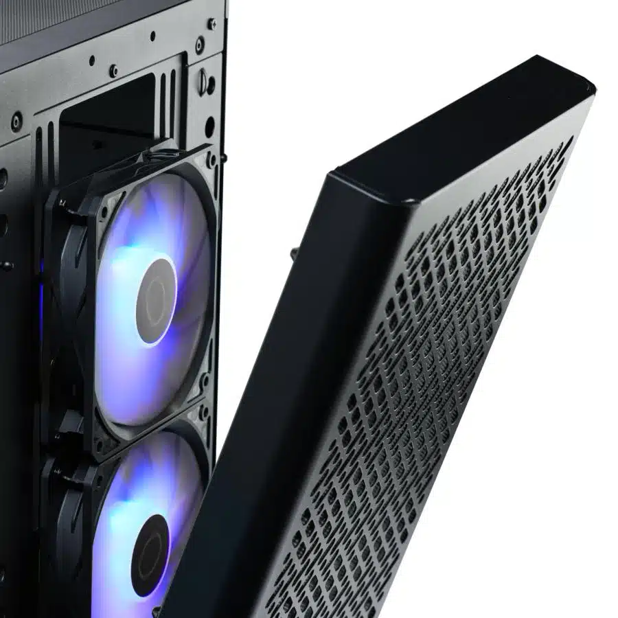 Cooler Master E502-KGNN-S00 Midi-Tower, ATX, WIndow, 3x 120MM ARGB, USB Type-C, Black 2 Cooler Master E502-KGNN-S00 Midi-Tower, ATX, WIndow, 3x 120MM ARGB, USB Type-C, Black - Afbeelding 2