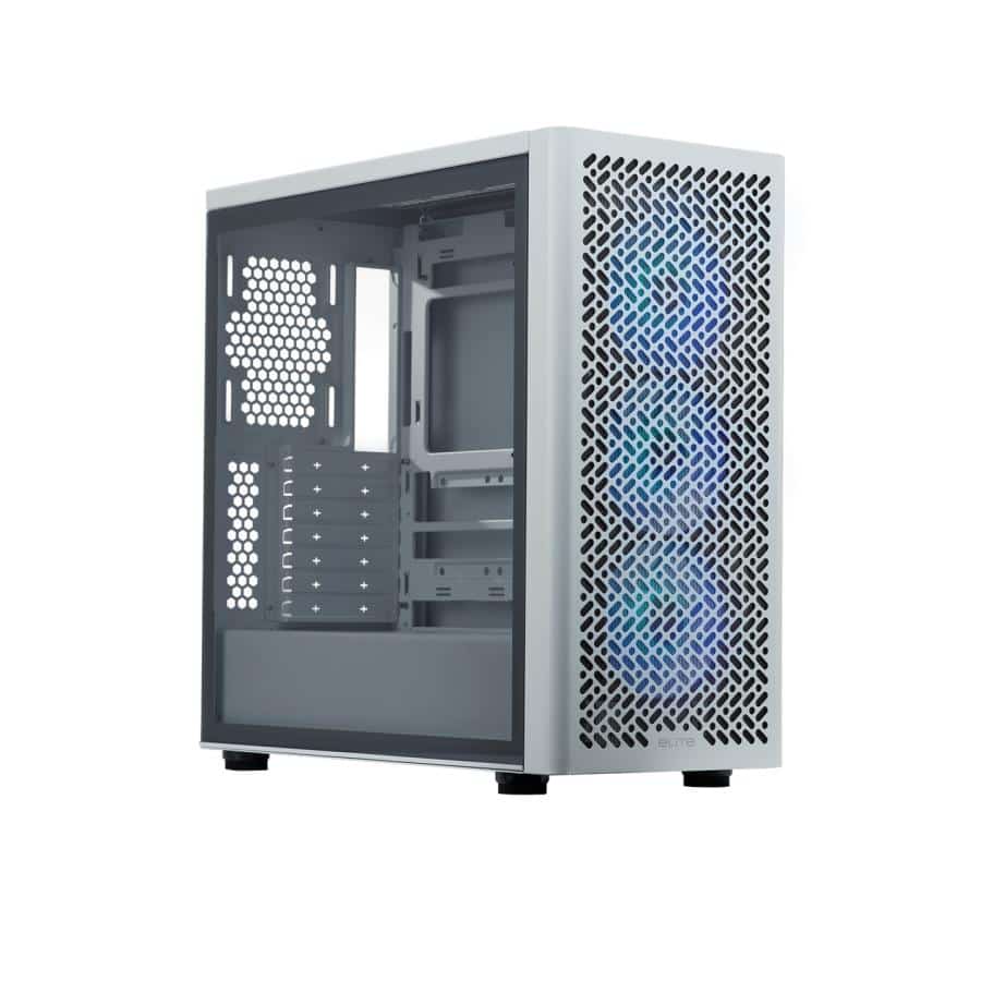 Cooler Master E502-WGNN-S00 Elite 502 Midi-Tower, ATX, Window, 3x 120mm ARGB, USB Type-C, White 1 Cooler Master E502-WGNN-S00 Elite 502 Midi-Tower, ATX, Window, 3x 120mm ARGB, USB Type-C, White