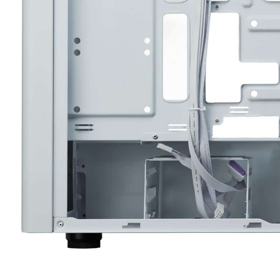 Cooler Master E502-WGNN-S00 Elite 502 Midi-Tower, ATX, Window, 3x 120mm ARGB, USB Type-C, White 3 Cooler Master E502-WGNN-S00 Elite 502 Midi-Tower, ATX, Window, 3x 120mm ARGB, USB Type-C, White - Afbeelding 3