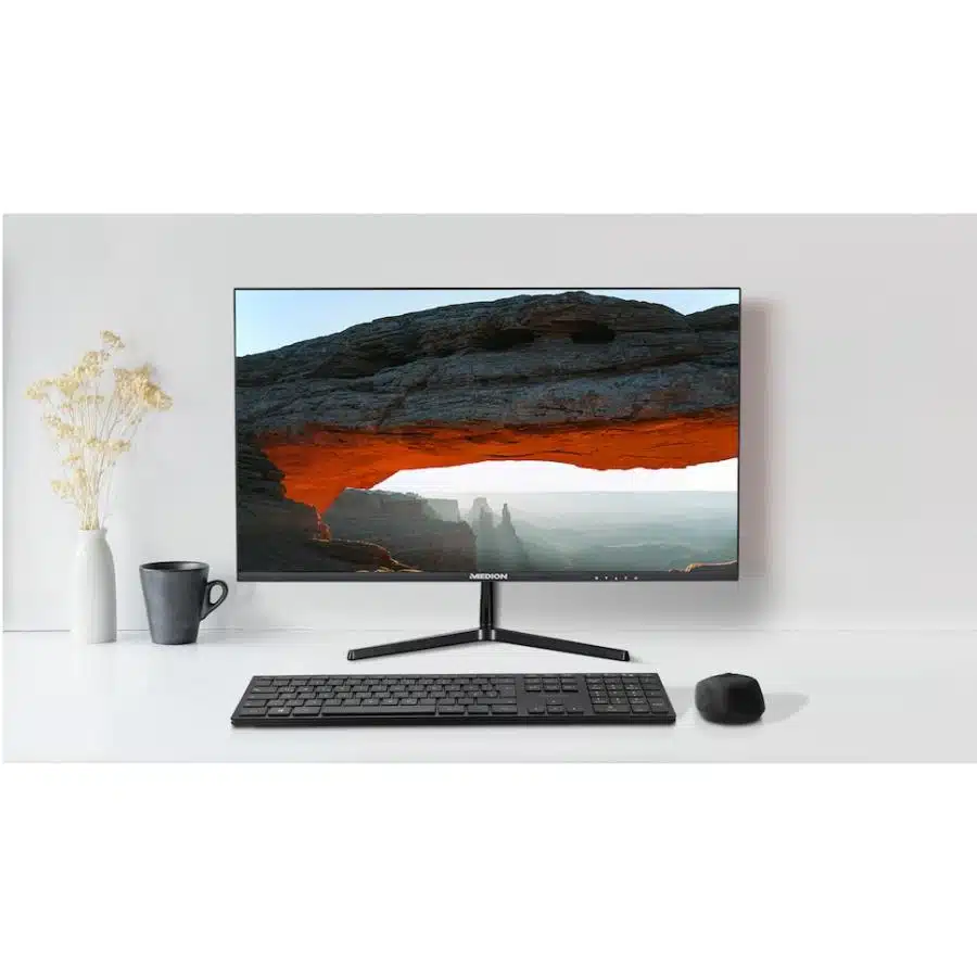 MEDION 30037893 P52726, 68.6 cm (27") 1920 x 1080 pixels, Full HD, LCD, 14 ms, Black 2 MEDION 30037893 P52726, 68.6 cm (27") 1920 x 1080 pixels, Full HD, LCD, 14 ms, Black - Afbeelding 2