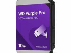 Western Digital WD102PURP Purple Pro HDD, 10 TB, 3.5",SATA 6 Gbps,7200 RPM, 256 MB, 265 MB/s