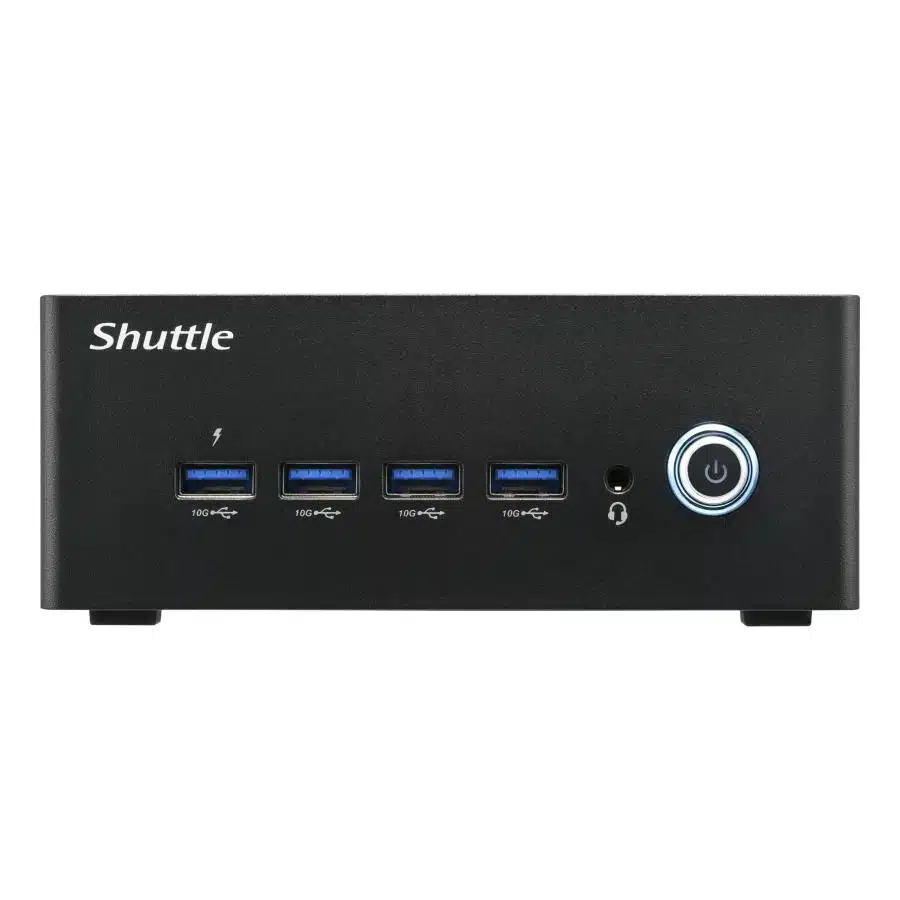 Shuttle NT10H5 Nano PC Intel Core Ultra 5 125H, Arc Graphics, 2xHDMI, 2xUSB 4.0 DP, 2.5 Gbe, DDR5 2 Shuttle NT10H5 Nano PC Intel Core Ultra 5 125H, Arc Graphics, 2xHDMI, 2xUSB 4.0 DP, 2.5 Gbe, DDR5 - Afbeelding 2
