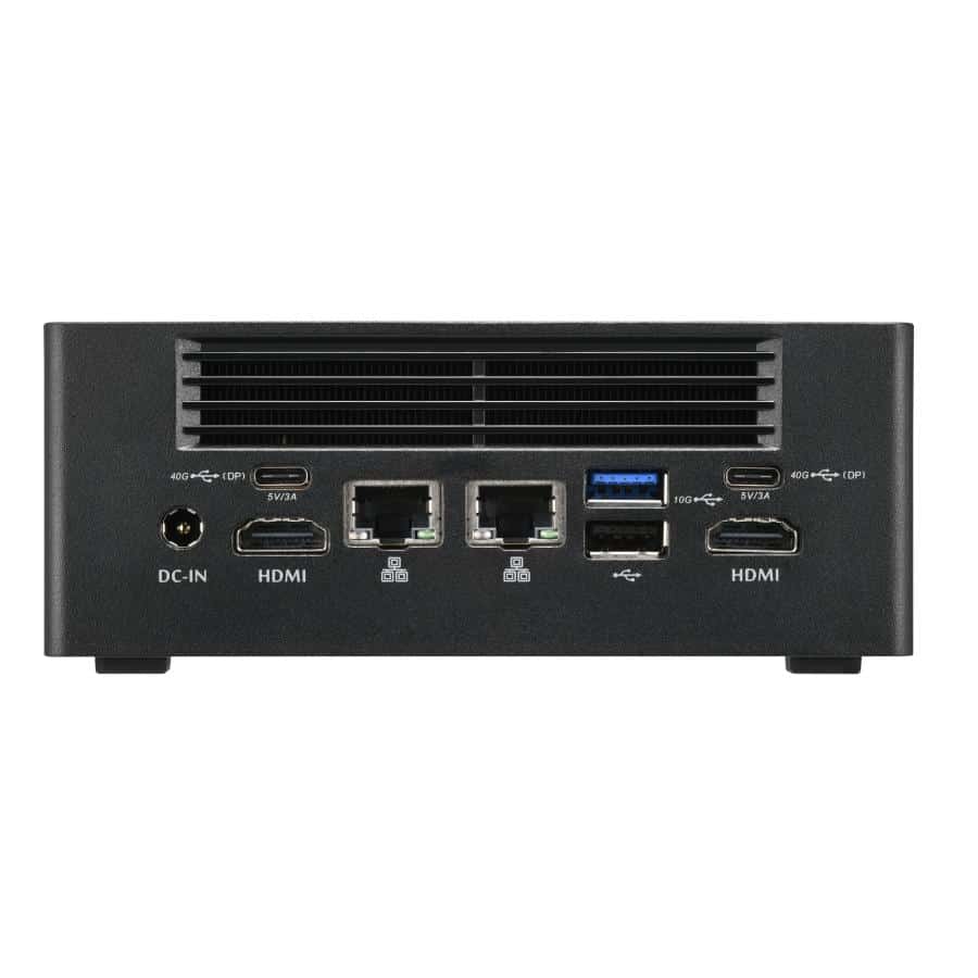 Shuttle NT10H5 Nano PC Intel Core Ultra 5 125H, Arc Graphics, 2xHDMI, 2xUSB 4.0 DP, 2.5 Gbe, DDR5 3 Shuttle NT10H5 Nano PC Intel Core Ultra 5 125H, Arc Graphics, 2xHDMI, 2xUSB 4.0 DP, 2.5 Gbe, DDR5 - Afbeelding 3