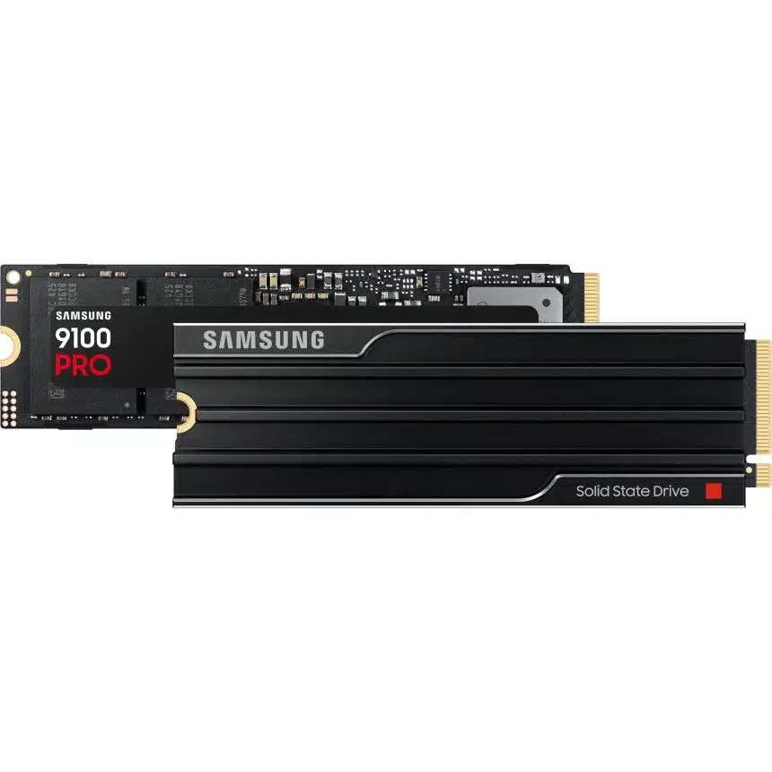 Samsung MZ-VAP8T0BW SSD 9100 PRO 8TB, M.2 PCIe 5.0, V-NAND TLC, up to 14,800 MB/s, 8GB DDR4X, Black 1 Samsung MZ-VAP8T0BW SSD 9100 PRO 8TB, M.2 PCIe 5.0, V-NAND TLC, up to 14,800 MB/s, 8GB DDR4X, Black