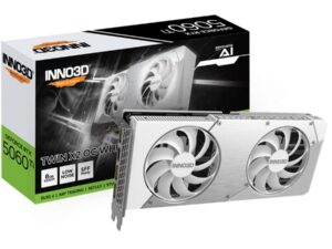 INNO3D N506T2-08D7X-193075W INNO3D GeForce RTX™ 5060 Ti 8GB TWIN X2 OC WHITE