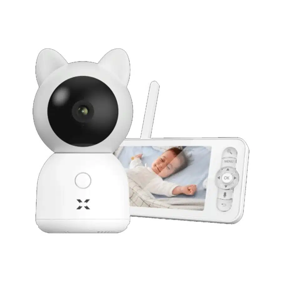 XENON X7202 Smart Baby camera with monitor, Wi-Fi, 2.4 Ghz, 3 MP, 2-way audio, SD, White 1 XENON X7202 Smart Baby camera with monitor, Wi-Fi, 2.4 Ghz, 3 MP, 2-way audio, SD, White