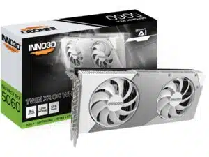 INNO3D N50602-08D7X-195070W INNO3D GEFORCE RTX 5060 8GB TWIN X2 OC WHITE, 8 GB, GDDR7, 128-bit