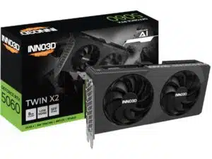 INNO3D N50602-08D7-195071N INNO3D GEFORCE RTX 5060 8GB TWIN X2, 8 GB, GDDR7, 128-bit, 550 W