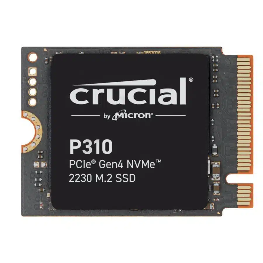 Crucial CT2000P31 P310 SSD, 2 TB, M.2 NVMe, PCIe Gen 4x4, 3D NAND, 7100/ 6000 MB/s, Heatsink 1 Crucial CT2000P31 P310 SSD, 2 TB, M.2 NVMe, PCIe Gen 4x4, 3D NAND, 7100/ 6000 MB/s, Heatsink