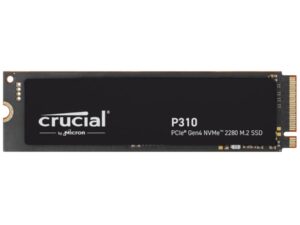 Crucial CT1000P310SSD8 P310 SSD, 1 TB, M.2 PCIe Gen4 NVMe, 3D NAND, 7100/ 6000 MB/s
