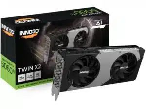 INNO3D N506T2-16D7-191073N GeForce RTX 5060 Ti Twin X2 16GB, 16 GB, GDDR7, 128-bit, 448 GB/s, PCIe5
