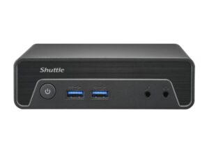 Shuttle PFB-NE10N101 NE10N Nano PC, Intel N 100 SoC, DDR4, HDMI, DP, 6x USB, LAN, fanless, 24/7, 65W