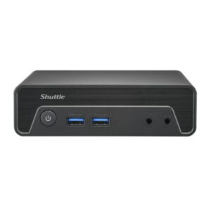 Shuttle PFB-NE10N101 NE10N Nano PC, Intel N 100 SoC, DDR4, HDMI, DP, 6x USB, LAN, fanless, 24/7, 65W