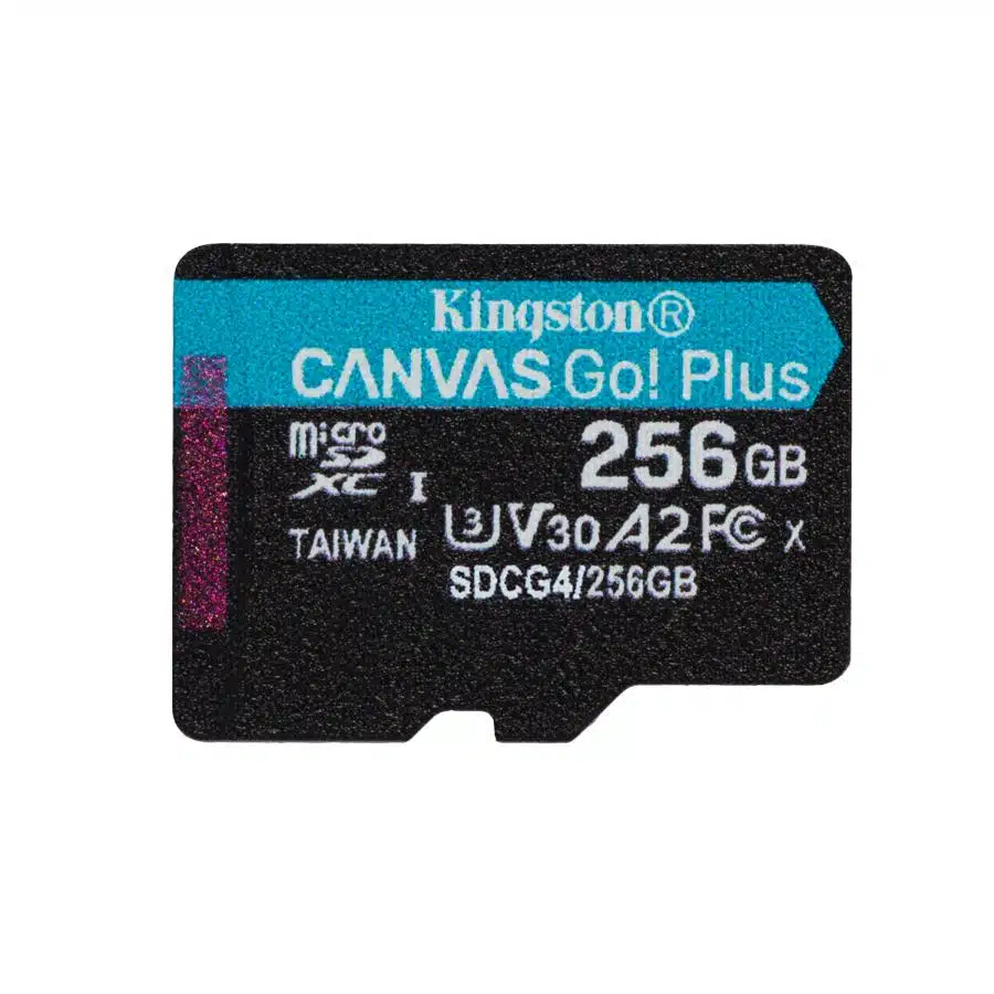 Kingston SDCG4/256GB Canvas Go! Plus microSDXC w/ adapter, 256 GB, 200MB/s A2 U3 V30 Class 10, UHS-I 2 Kingston SDCG4/256GB Canvas Go! Plus microSDXC w/ adapter, 256 GB, 200MB/s A2 U3 V30 Class 10, UHS-I - Afbeelding 2