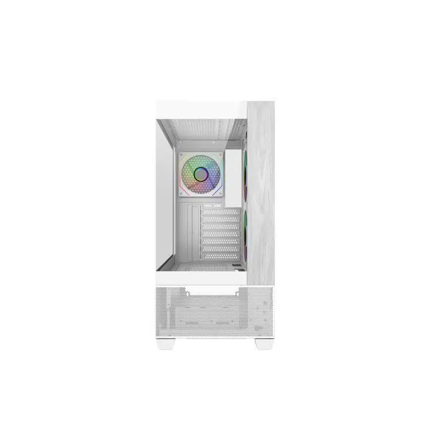 Cooler Master E690-WHNN-S00 Elite 690 WOOD White, 270° Full-View Tempered Glass, Seamless Bevel 2 Cooler Master E690-WHNN-S00 Elite 690 WOOD White, 270° Full-View Tempered Glass, Seamless Bevel - Afbeelding 2