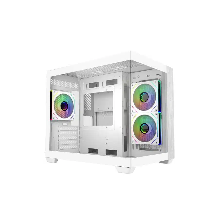 Cooler Master E481-WHNN-S00 Elite 481 WOOD White, mATX, Front Panel, 70° Full-View Tempered Glass 1 Cooler Master E481-WHNN-S00 Elite 481 WOOD White, mATX, Front Panel, 70° Full-View Tempered Glass