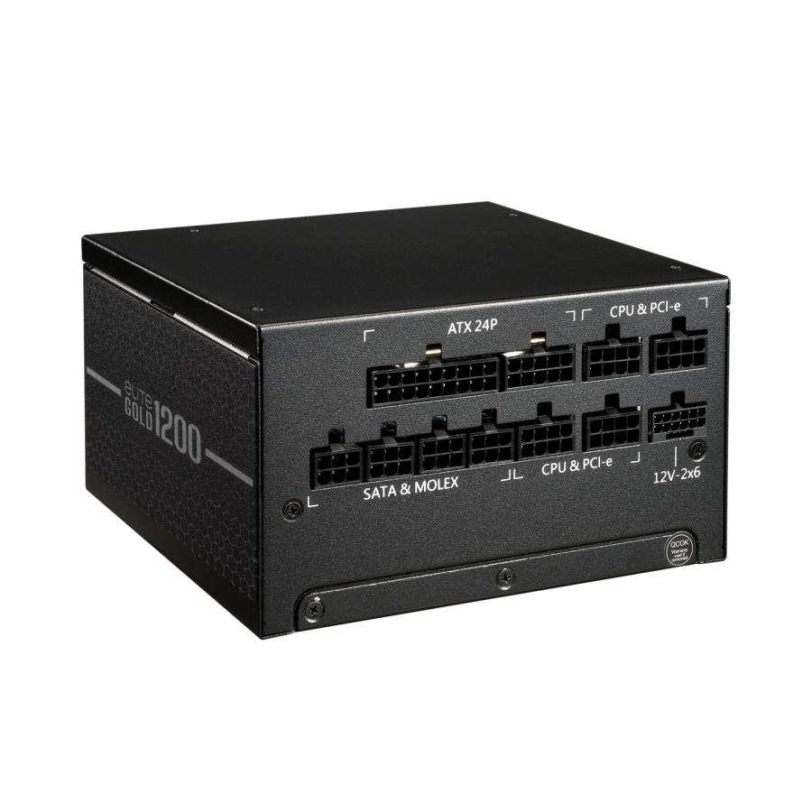 Cooler Master MPW-C001-AFAG-BEU Gold 80+ PSU, ATX 3.1, 1200 W, 120mm, FDB long-life bearing fan 2 Cooler Master MPW-C001-AFAG-BEU Gold 80+ PSU, ATX 3.1, 1200 W, 120mm, FDB long-life bearing fan - Afbeelding 2