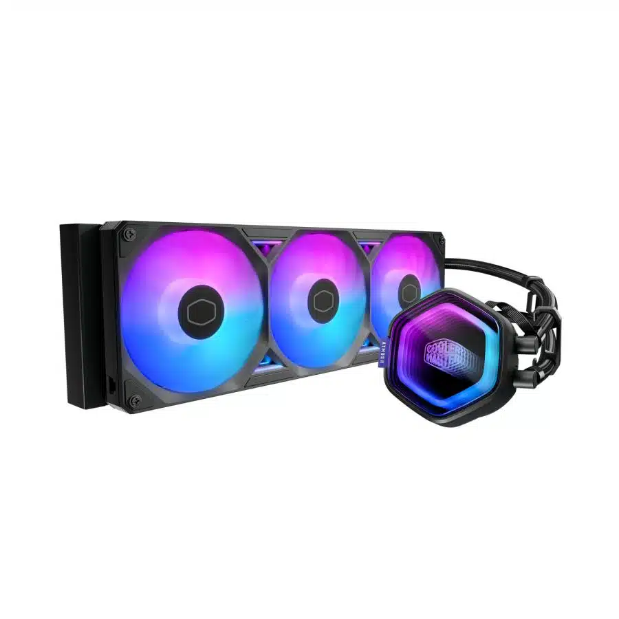 Cooler Master MLX-D36M-A25SZ-P1 Masterliquid Atmos II Black, 360mm, Pixel LED, 3x 120mm Sickleflow 1 Cooler Master MLX-D36M-A25SZ-P1 Masterliquid Atmos II Black, 360mm, Pixel LED, 3x 120mm Sickleflow