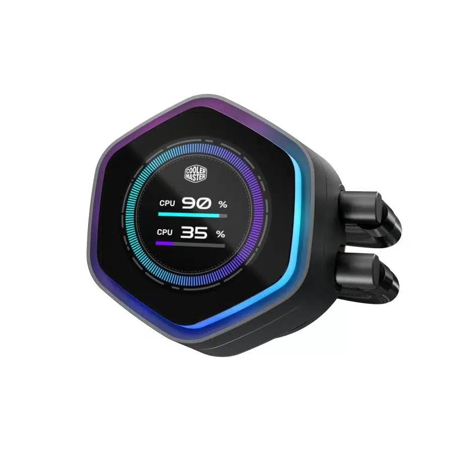 Cooler Master MLX-D36M-A25SZ-P1 Masterliquid Atmos II Black, 360mm, Pixel LED, 3x 120mm Sickleflow 2 Cooler Master MLX-D36M-A25SZ-P1 Masterliquid Atmos II Black, 360mm, Pixel LED, 3x 120mm Sickleflow - Afbeelding 2