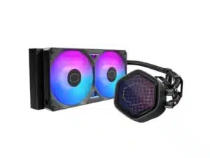 Cooler Master MLX-D24M-A25SZ-P1 Atmos II Pixel LED Black, 240mm Radiator, 2x 120mm Sickleflow