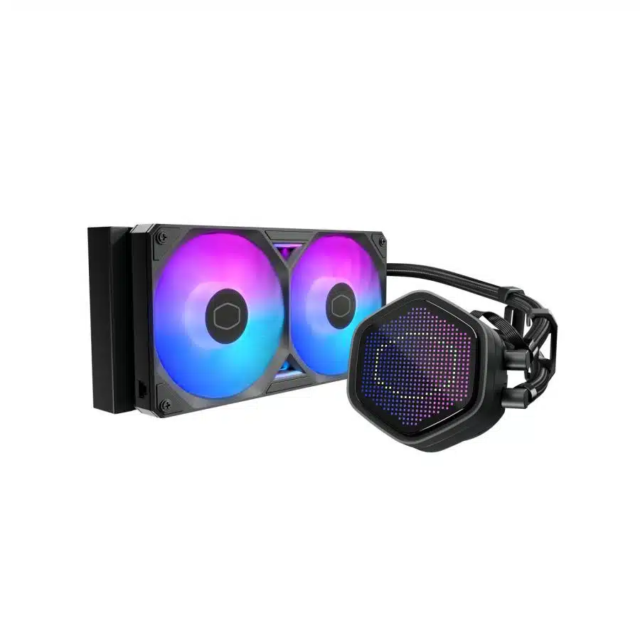 Cooler Master MLX-D24M-A25SZ-P1 Atmos II Pixel LED Black, 240mm Radiator, 2x 120mm Sickleflow 1 Cooler Master MLX-D24M-A25SZ-P1 Atmos II Pixel LED Black, 240mm Radiator, 2x 120mm Sickleflow