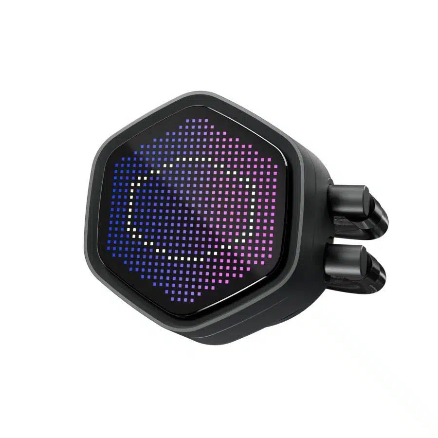 Cooler Master MLX-D24M-A25SZ-P1 Atmos II Pixel LED Black, 240mm Radiator, 2x 120mm Sickleflow 2 Cooler Master MLX-D24M-A25SZ-P1 Atmos II Pixel LED Black, 240mm Radiator, 2x 120mm Sickleflow - Afbeelding 2