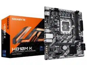 Gigabyte H810M K H810M K Intel Core Ultra (Series 2) mATX, LGA 1851, PCIe 4.0, GbE, USB 3.2 Gen 1
