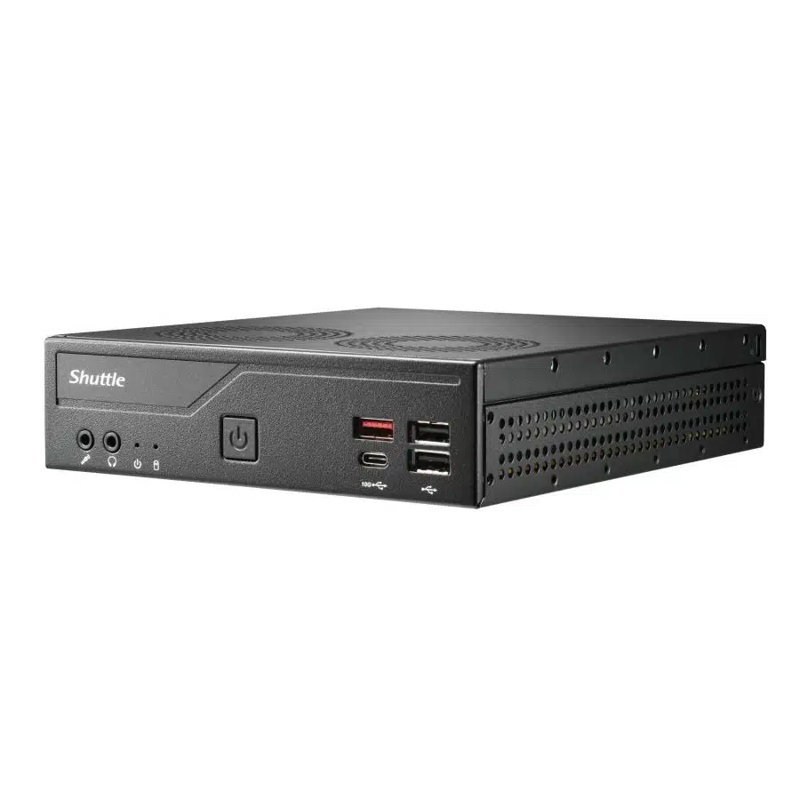 Shuttle PIB-DH810001 DH810 Slim PC, S1851, 1x HDMI (2.1) 1x DP, 1x USB-C (DP), 2x M.2, 2x LAN 2 Shuttle PIB-DH810001 DH810 Slim PC, S1851, 1x HDMI (2.1) 1x DP, 1x USB-C (DP), 2x M.2, 2x LAN - Afbeelding 2
