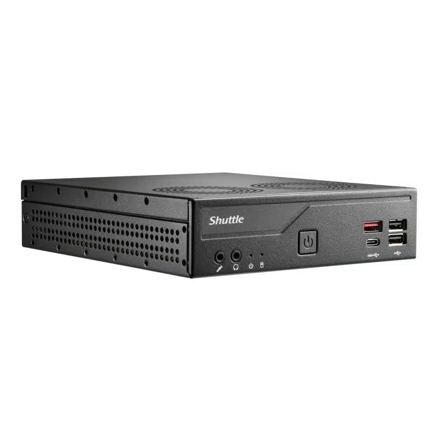 Shuttle PIB-DH810001 DH810 Slim PC, S1851, 1x HDMI (2.1) 1x DP, 1x USB-C (DP), 2x M.2, 2x LAN 3 Shuttle PIB-DH810001 DH810 Slim PC, S1851, 1x HDMI (2.1) 1x DP, 1x USB-C (DP), 2x M.2, 2x LAN - Afbeelding 3