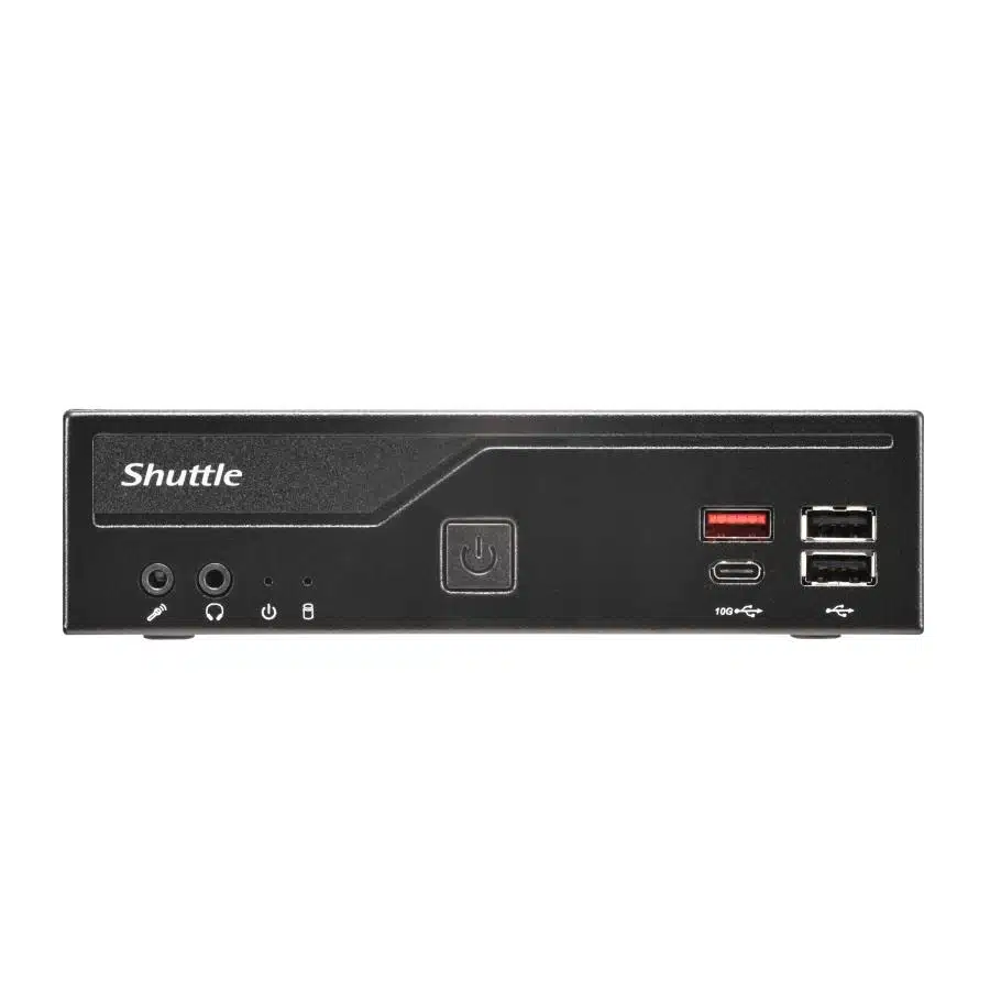 Shuttle PIB-DH810001 DH810 Slim PC, S1851, 1x HDMI (2.1) 1x DP, 1x USB-C (DP), 2x M.2, 2x LAN 4 Shuttle PIB-DH810001 DH810 Slim PC, S1851, 1x HDMI (2.1) 1x DP, 1x USB-C (DP), 2x M.2, 2x LAN - Afbeelding 4