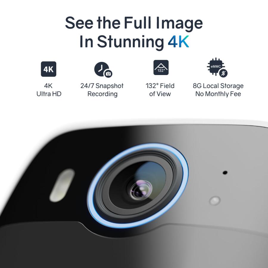 Safemo SC1 SolarCam, 4K UHD Video, 8× Zoom,132° View, Night Vision, Wi-FI 2.4 Ghz, 1.5W solar, Whi 2 Safemo SC1 SolarCam, 4K UHD Video, 8× Zoom,132° View, Night Vision, Wi-FI 2.4 Ghz, 1.5W solar, Whi - Afbeelding 2