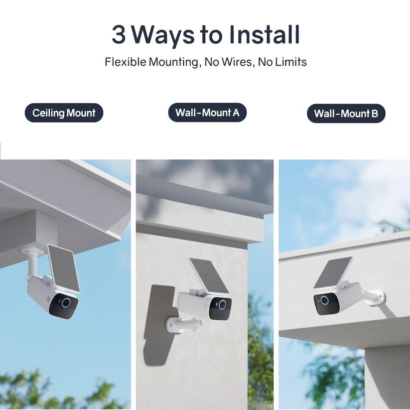 Safemo SC1 SolarCam, 4K UHD Video, 8× Zoom,132° View, Night Vision, Wi-FI 2.4 Ghz, 1.5W solar, Whi 5 Safemo SC1 SolarCam, 4K UHD Video, 8× Zoom,132° View, Night Vision, Wi-FI 2.4 Ghz, 1.5W solar, Whi - Afbeelding 5