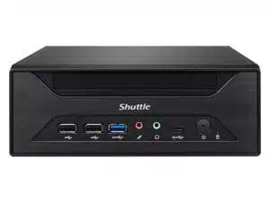 Shuttle PIB-XH61001 XH610 XPC Slim Barebone, S1700, Intel H610, DDR4, 2x COM, 2x LAN (2.5G and 1G)