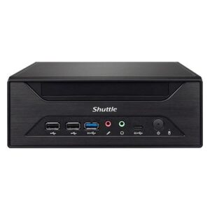 Shuttle PIB-XH61001 XH610 XPC Slim Barebone, S1700, Intel H610, DDR4, 2x COM, 2x LAN (2.5G and 1G)