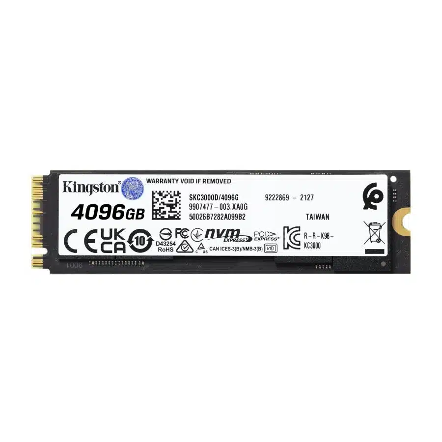 Kingston SKC3000D/4096G KC3000 4096G SSD, 4 TB, M.2 2280 NVMe, 7000 MB/s 2 Kingston SKC3000D/4096G KC3000 4096G SSD, 4 TB, M.2 2280 NVMe, 7000 MB/s - Afbeelding 2