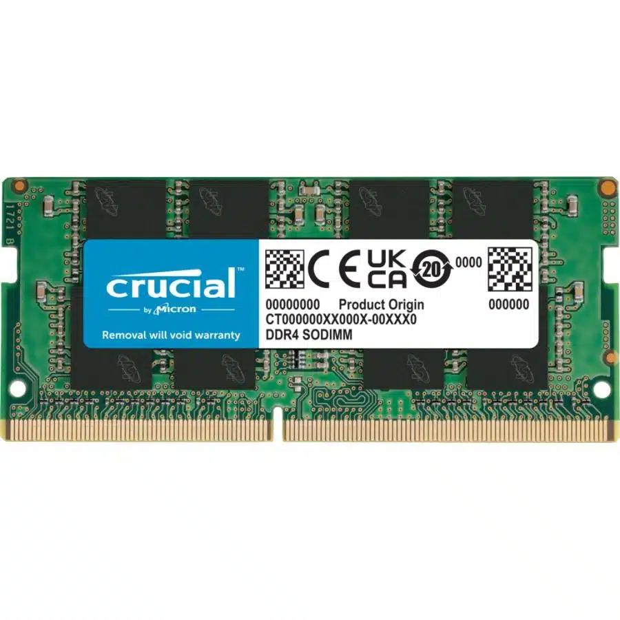 Crucial CB16GS3200 SO-DIMM, 16 GB, DDR4, 3200 Mhz, Green 1 Crucial CB16GS3200 SO-DIMM, 16 GB, DDR4, 3200 Mhz, Green