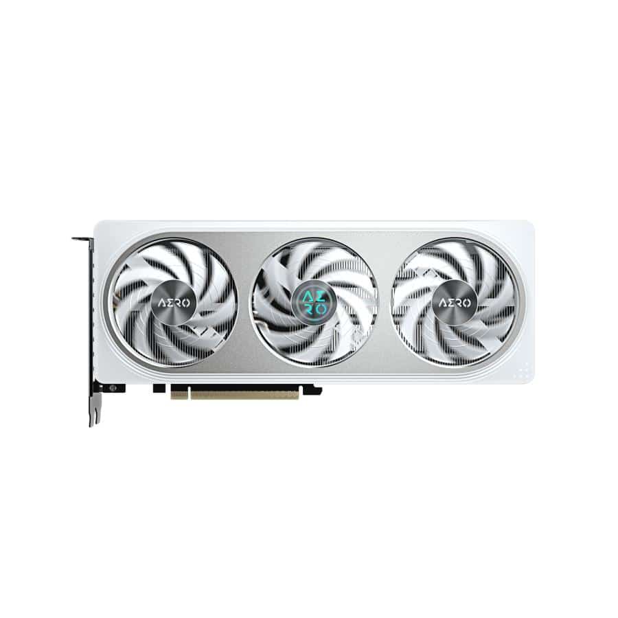 Gigabyte GV-N5060AERO OC-8GD GeForce RTX 5060 AERO OC 8G, 8GB GDDR7, 128bit, PCIe 5.0, 2595 Mhz 2 Gigabyte GV-N5060AERO OC-8GD GeForce RTX 5060 AERO OC 8G, 8GB GDDR7, 128bit, PCIe 5.0, 2595 Mhz - Afbeelding 2