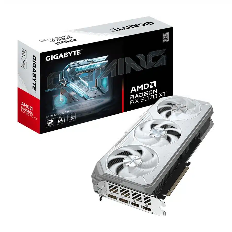 Gigabyte GV-R907XGAMINGOCICE-16GD Radeon RX 9070 XT GAMING OC ICE 16G, 16 GB, GDDR6, 256 bit, PCIe 5 1 Gigabyte GV-R907XGAMINGOCICE-16GD Radeon RX 9070 XT GAMING OC ICE 16G, 16 GB, GDDR6, 256 bit, PCIe 5